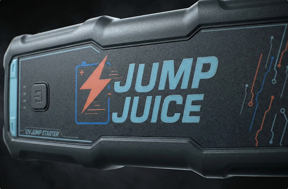 Jump Juice 12V jump starter close-up